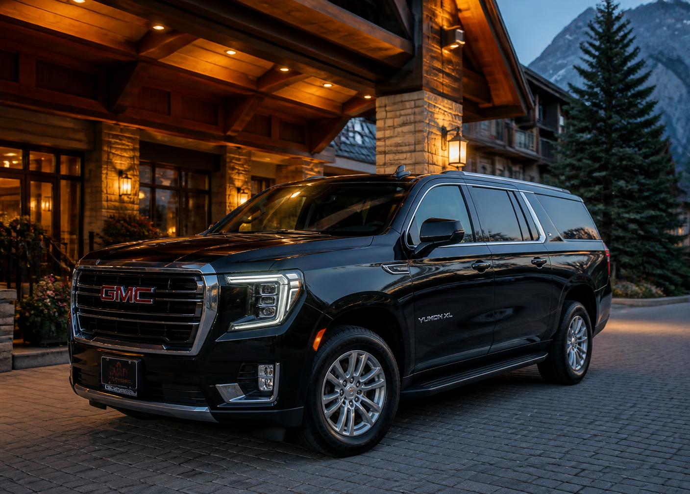 GMC Yukon XL SLE used for Banff and Canmore airport transfers